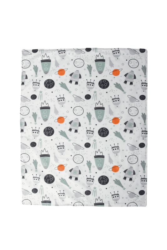 Space Party pamučni bebi pokrivač