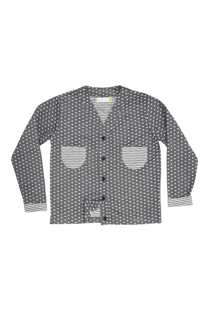 Funky V Classic žakard jakna (siva)