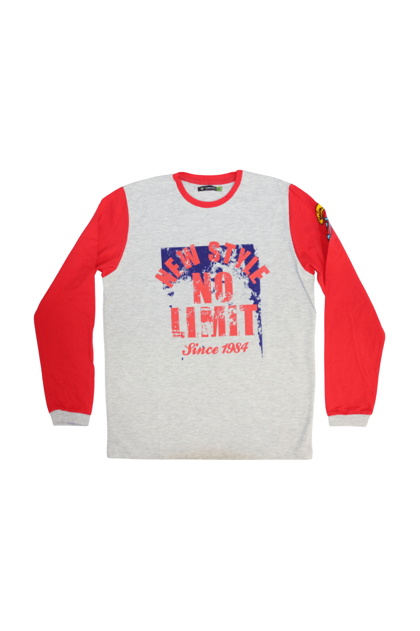 No Limit bodi bluza za dečake (siva/crvena)