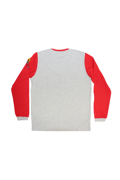 No Limit bodi bluza za dečake (siva/crvena)