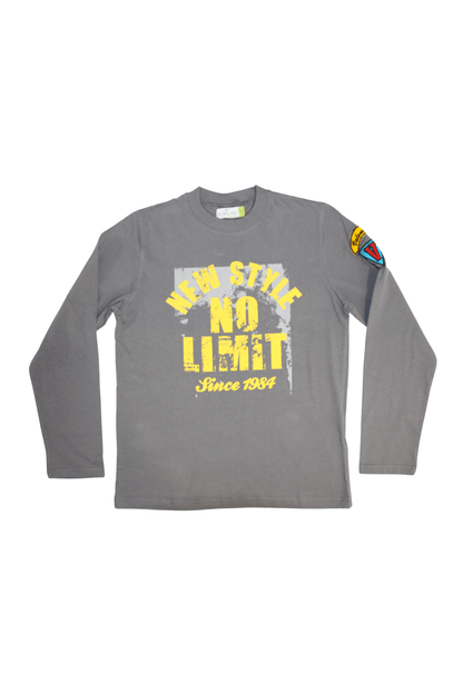 No Limit bodi bluza za dečake (siva)