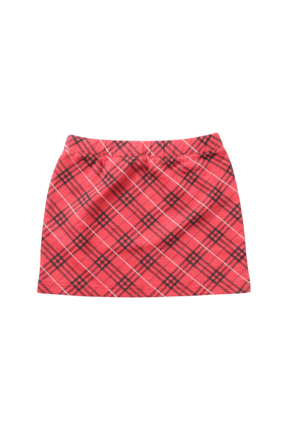Karo suknja (crvena)